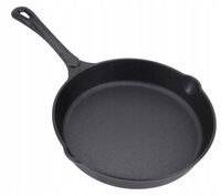 PATELNIA Ciężka ŻELIWNA 25 cm Głęboka INDUKCJA GAZ