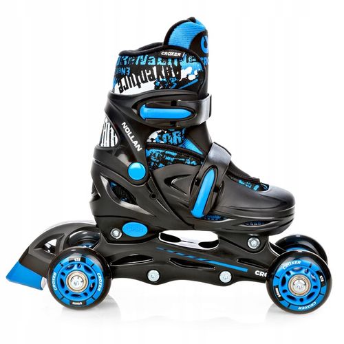 Rolki Wrotki Regulowane 3w1 Croxer Nollan 34-37 Kółko LED na Arena.pl