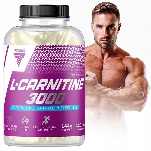 TREC NUTRITION L-CARNITINE 3000 120 KAPSUŁEK NA REDUKCJĘ TKANKI TŁUSZCZOWEJ zdjęcie 2
