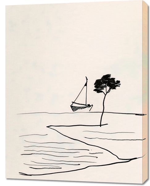 Obraz 70x90cm Spokój Przybrzeżny zdjęcie 1
