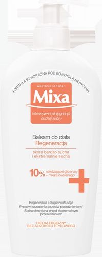 Balsam Do Ciała Mixa Kojący Do Skóry Wrażliwej Z Allantoiną+Gliceryną na Arena.pl