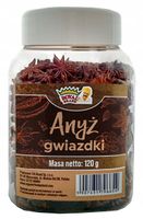 ANYŻ GWIAZDKI Naturalny 120g DOBRA PRZYPRAWA w Wielorazowym SŁOIKU