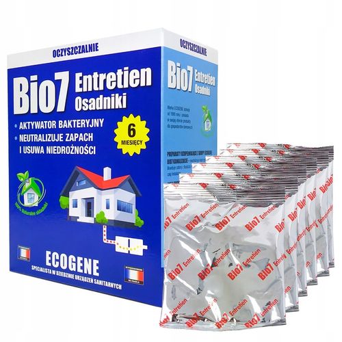 Bio7 Choc starter + Bio 7 Entretien 480g BAKTERIE DO SZAMBA EKO na Arena.pl