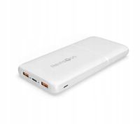 Powerbank Reinston EPB10PD20W 10000mAh PD 20W USB / USB-C / microUSB Biały