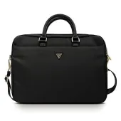 Torba Guess Nylon Triangle Logo na laptopa 16" - czarna