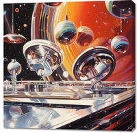 Obraz 100x100cm Orkiestra Sfer