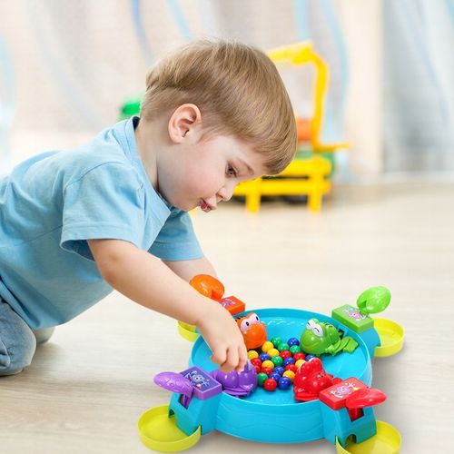 GRA ZRĘCZNOŚCIOWA GŁODNE ŻABKI KARMIENIE GŁODNYCH ŻABEK GRA DLA 2-4 OSÓB na Arena.pl