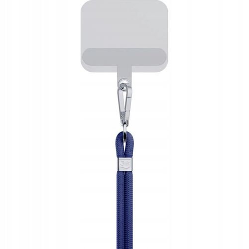 Accessories Dark Blue (silver) - 3mk EasyClip Smycz do telefonu regulowana na Arena.pl