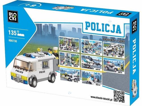 KLOCKI BLOCKI POLICJA 135 ELEMENTÓW na Arena.pl