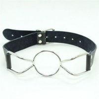 Knebel-Ring Gag Deep Throat (Nero)