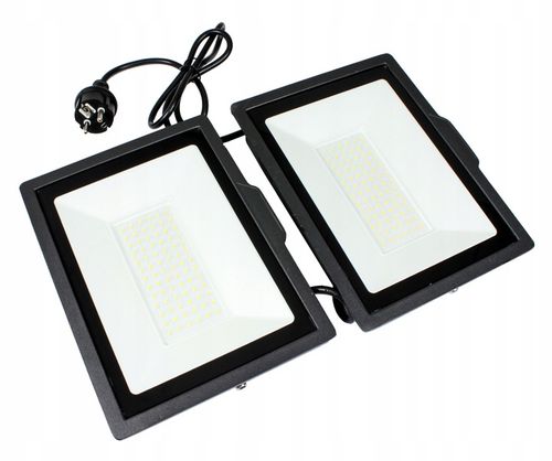 Halogen Naświetlacz LED 2x 100W + Statyw Budowlany na Arena.pl