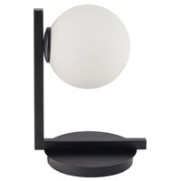 Stojąca LAMPKA loftowa ANDY 33289 Sigma ball szklana kula czarna