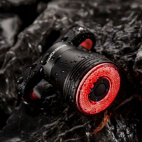 ROCKBROS MOCNA LAMPKA ROWEROWA TYLNA INTELIGENTNY SYSTEM STOP HAMOWANIE na Arena.pl