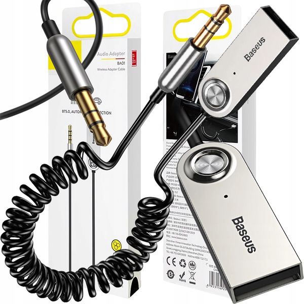Baseus Transmiter Odbiornik Bluetooth Adapter AUX zdjęcie 11