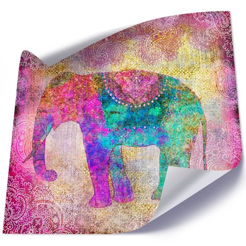 Plakat, Słoń, abstrakcja 40x40 na Arena.pl