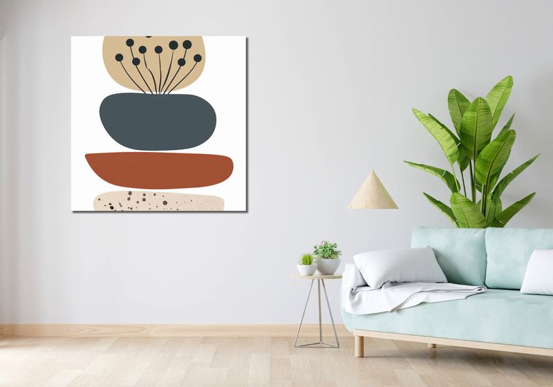 Obraz 100x100cm Organiczna Kompozycja zdjęcie 2