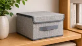 Pudełko organizer na drobiazgi ubrania zabawki składany skrzynia kufer 26cm