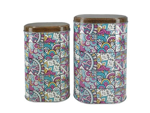 Kpl. 2 owalnych puszek metalowych na Arena.pl