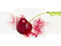 80X40CM SOCZYSTA WIŚNIA TRÓJ OBRAZ DRUK