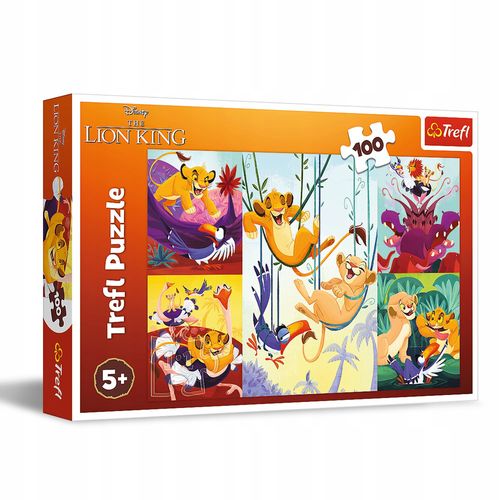 puzzle 100 dzielny król lew 16478 na Arena.pl