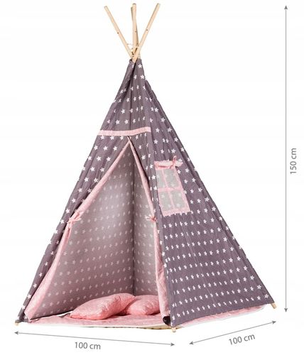 Nnamiocik Tipi wigwam Ecotoys na Arena.pl