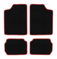 Dywaniki welurowe CARLUX-RED do Suzuki Swift II 1988-2004, czarne