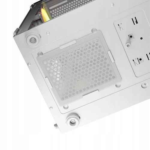 Gamingowa obudowa komputerowa Logic Portos ARGB MINI biała, 3 went. USB-C na Arena.pl