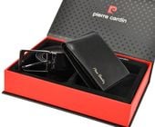 Pasek Skórzany Męski i Portfel Skórzany Męski PREZENT Zestaw Pierre Cardin