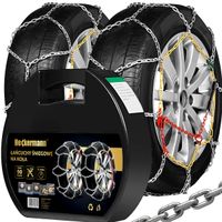 ŁAŃCUCHY ŚNIEGOWE NA KOŁA PRZÓD TYŁ 4WD OGNIWO 9mm DO R14 R15 R16