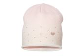 BROEL Cindirella czapka niemowlęca różowa KNIT 39-41
