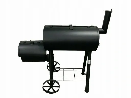 SOLIDNY GRILL WĘGLOWY ELFUEGO EDMONTON Z WĘDZARNIĄ zdjęcie 9