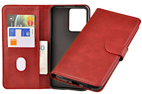 Etui portfel Wallet do Xiaomi Redmi Note 12 5G czerwony na Arena.pl