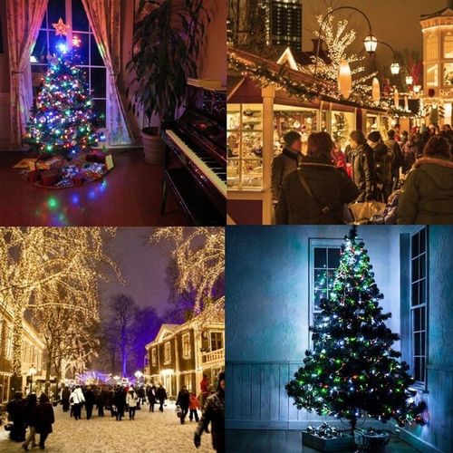 LAMPKI CHOINKOWE 1000LED ZEWNĘTRZNE 10M ŚWIATEŁKA KOLOROWE MULTI GĘSTE na Arena.pl