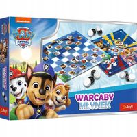 Gra Warcaby I Młynek Psi Patrol Trefl 02798