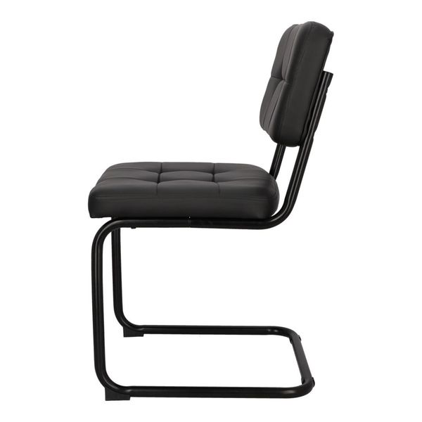 Krzesło Nelson soft black swing black PU zdjęcie 8