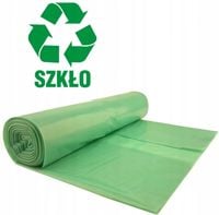 mocne worki na śmieci odpady 35 l zielone 25 szt
