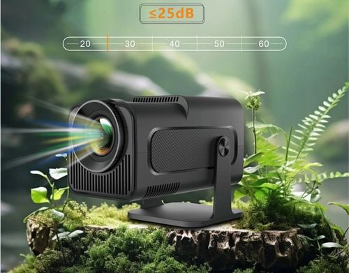 PROJEKTOR RZUTNIK ANDROID TV WIFI FULL HD PRZENOŚNY SMART GŁOŚNIK OBROTOWY na Arena.pl