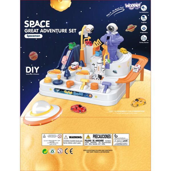WOOPIE Interaktywny Tor Przeszkód dla Aut "Przygoda Astronauty" zdjęcie 4