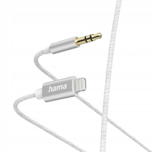 Kabel HAMA Audio Lightning - Jack 3.5mm 1m Biały na Arena.pl
