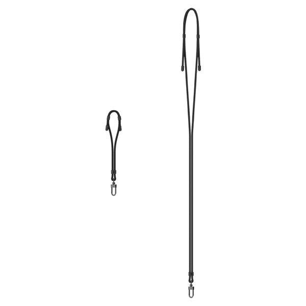 SPIGEN UNIVERSAL STRAP SET CROSSBODY & WRIST BLACK zdjęcie 2
