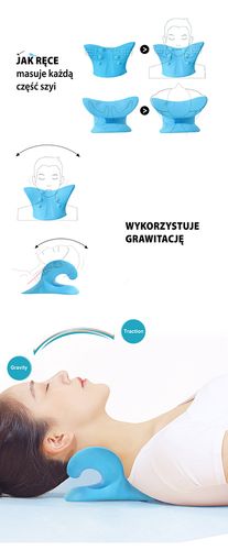 Podgłówek relaksujący Flexer pod szyję i kark z pianki na Arena.pl