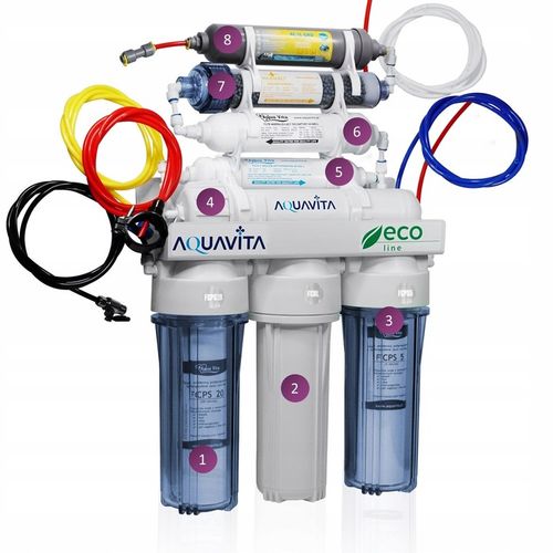 RO8 FILTR DO WODY OSMOZA JONIZATOR STRUKTURYZATOR AQUA VITA REDOX MINERAŁY na Arena.pl