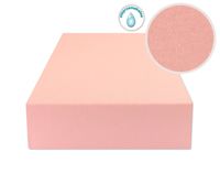 Prześcieradło Nieprzemakalne Z Gumką 60X120 Jersey Jasno Różowe