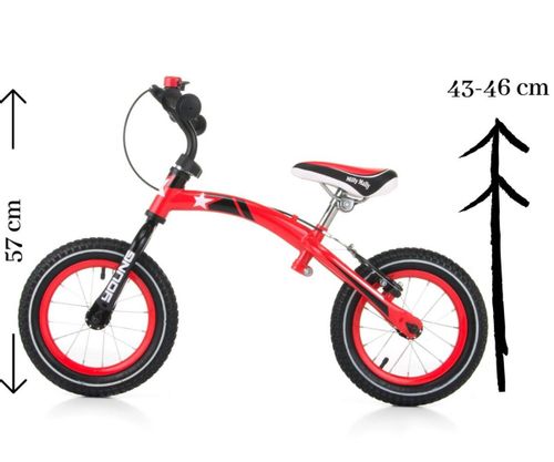 Rowerek Milly Mally Biegowy Young Red 0388 na Arena.pl