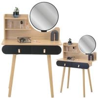 Toaletka z lustrem SCANDI kosmetyczna skandynawska