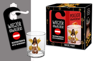 Szklanka Do Whisky I Zawieszka Wieczór Kawalerski - Striptiz