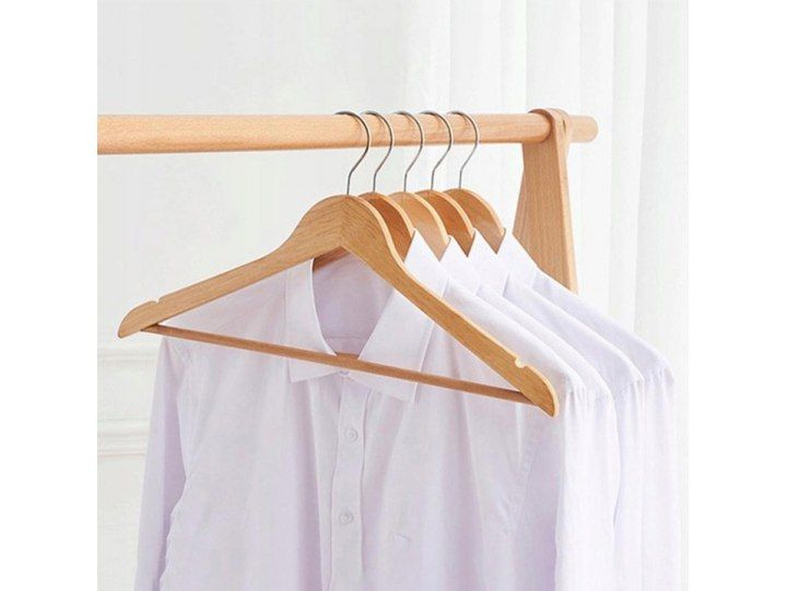 10x wieszak drewniane wieszaki ubrania drewniany wieszak 10 sztuk zdjęcie 3