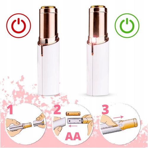 DEPILATOR TRYMER DAMSKI DO TWARZY DYSKRETNA GOLARKA BEZPRZEWODOWA na Arena.pl