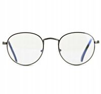 Okulary Zerówki i do Czytania z filtrem niebieskim do Komputera Lenonki UV