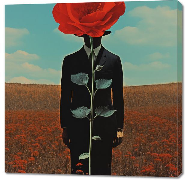 Obraz 100x100cm Obserwator zza Maku zdjęcie 1